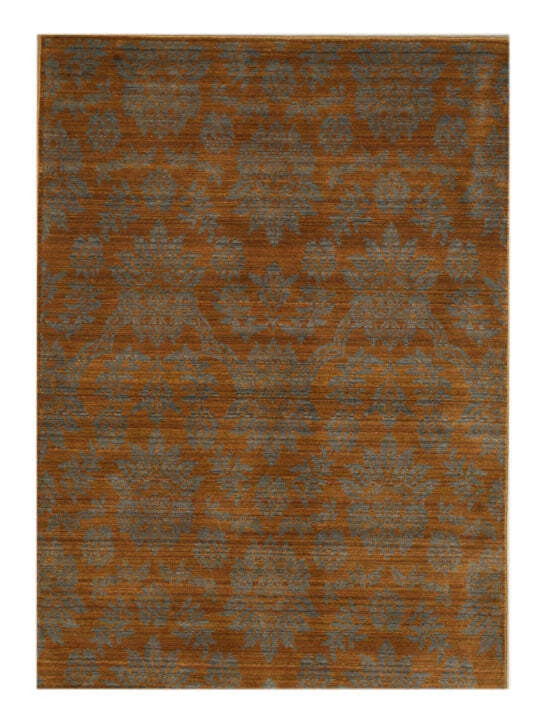 Blue Wool Himalaya Area Rug by EORC | Luxurious and Stylish Rug for Adding a - Image 3 of 4