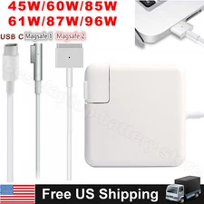 45W 60W 85W AC Power Adapter Charger 1/2 For Mac Macbook Pro 13 15 Air 11 13 14