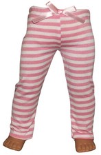 Pink & White Stripe Leggings fit 18" American Girl Size Doll