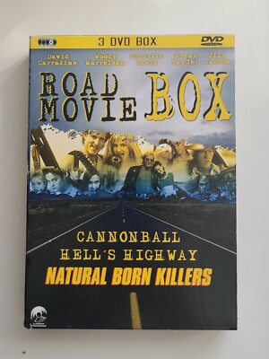 Road Movie Box  Sammlung - Cannonball, Natural Born Killers, Hells Highway