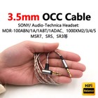 Occ HiFi Balanced Cable For Sony MDR 1A Audio Technica ATH Headphone Line Wire