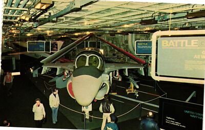 Vintage Postcard- USS Intrepid, US Navy Hall