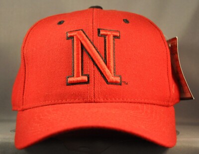 ZEPHYR Nebraska HUSKERS NCAA RED Fitted 7¼ Hat Cap New ''SAMPLE'' RaRe BOWL BOUND!