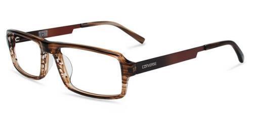 Converse Eyeglasses Q015 Uf Brown Stripe, Size 54-16-145