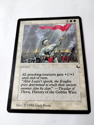 MTG Morale  The Dark Magic the Gathering Card # 14 - Uncirculated | eBay