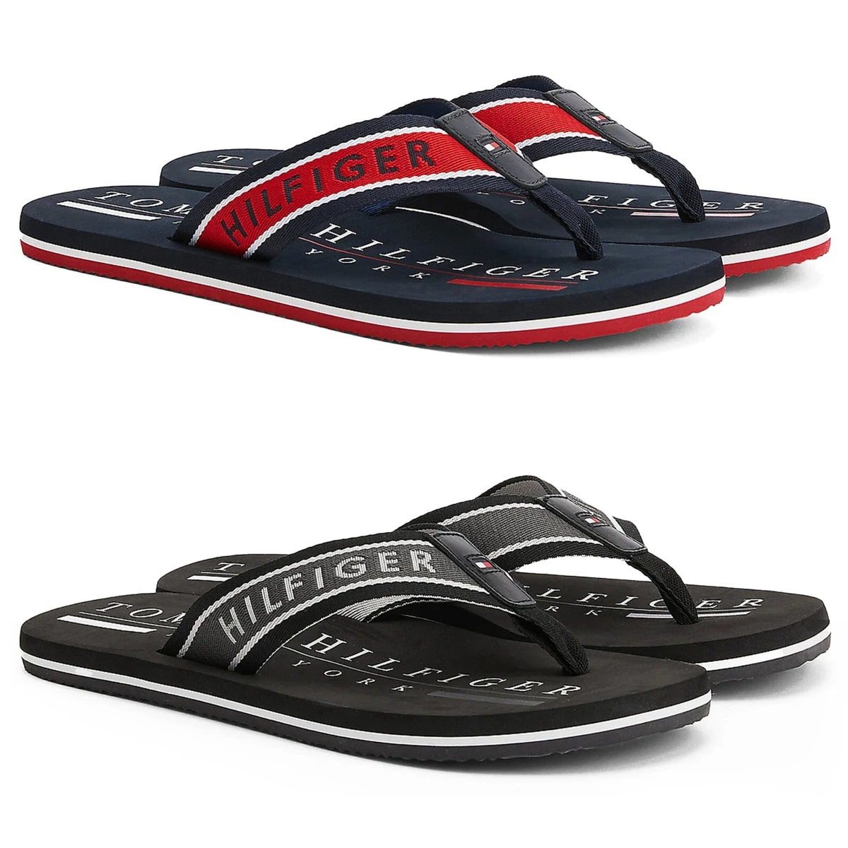 Tommy hilfiger beach clearance flip flops