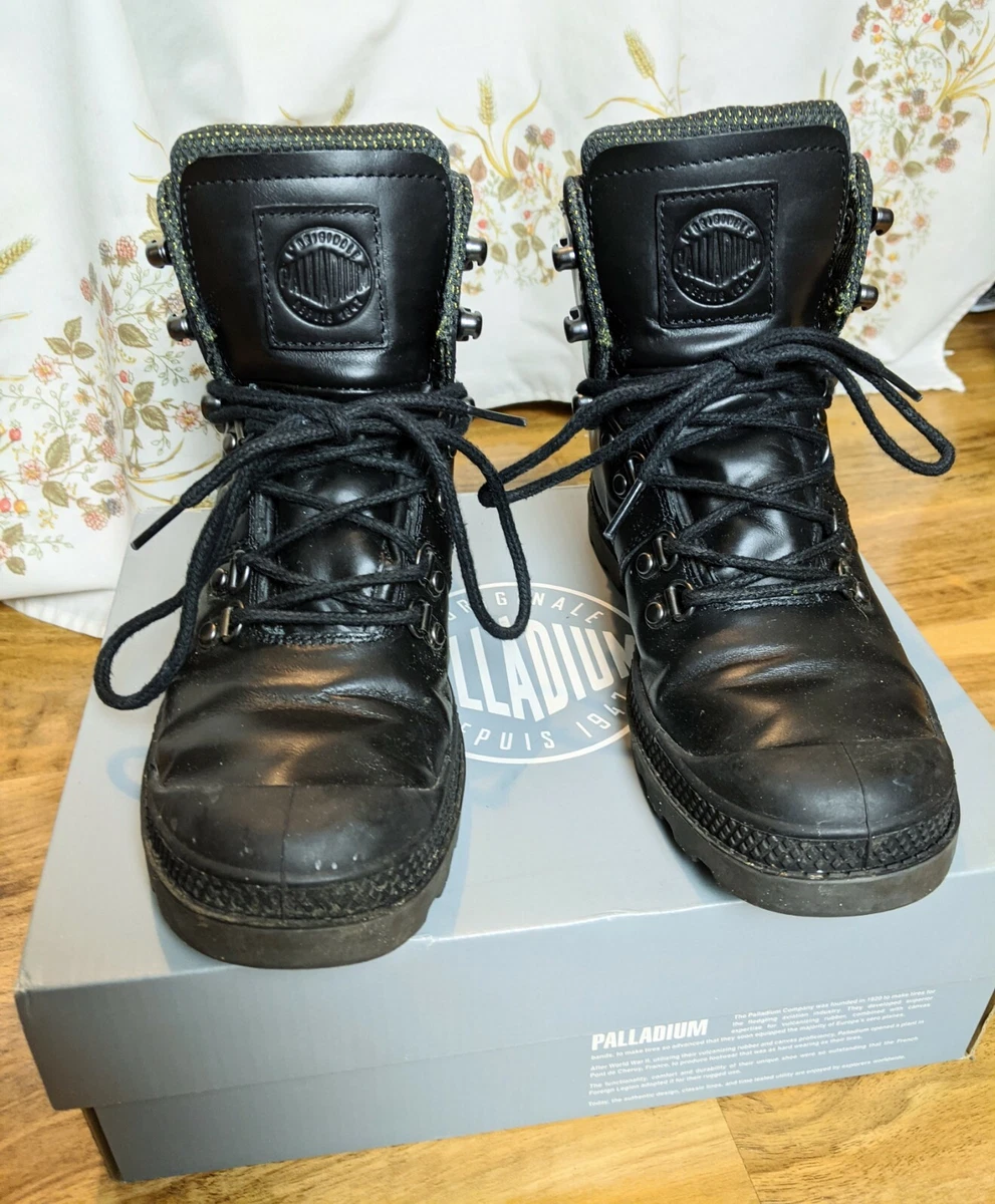 Palladium leather shop boots womens