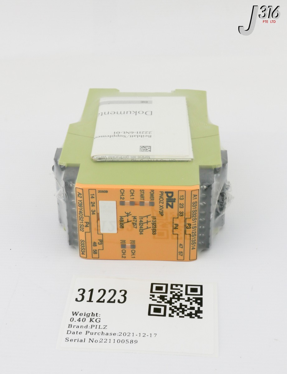 オーダー専用ページ 31223 PILZ SAFETY RELAY, 777515 (NEW) PNOX XV3P | eBay