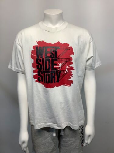 Vintage 90’s West Side Story Shirt Men's XL White Single Stitch Made in USA - Picture 1 of 7