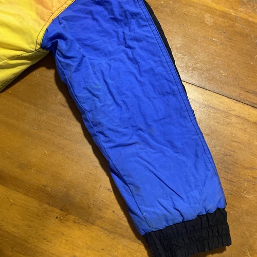Vintage 1990s Members Only Coat Youth Size 10 Multi Colored Insulated - Picture 11 of 17