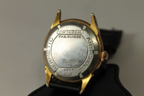 1940's Military Viking Sport Vattentat Spirofix Cal. 677 Cortebert Wrist Watch - Picture 9 of 10