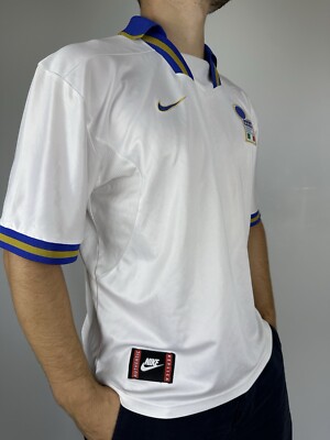ITALY NATIONAL TEAM 1996 1997 1998 AWAY FOOTBALL SHIRT