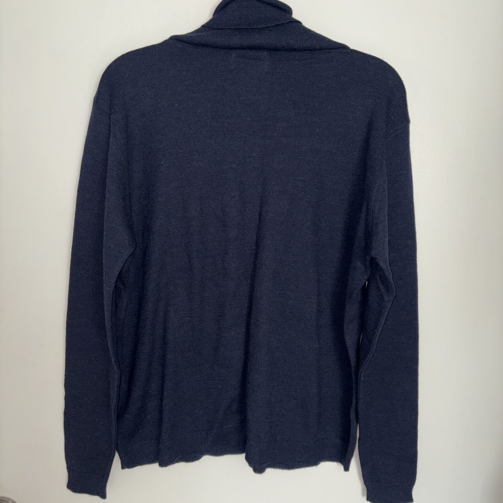 Pendleton  Wool Turtle Neck Sweater Navy Blue Siz… - image 6