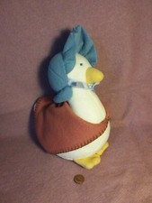 9" Eden JEMIMA PUDDLEDUCK FLEECE fabric plush stuffed