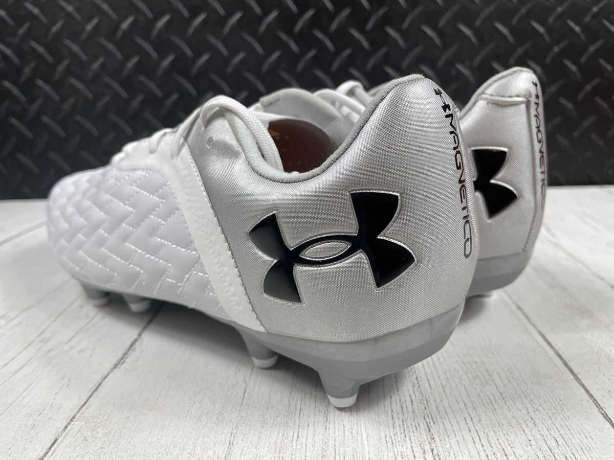 New Under Armour Men’s Magnetico 2.0 FG Soccer Cleats White Size 11 3025642-100 Mens Under Armour Magnetico 2.0 FG Soccer Cleats White  main image 4
