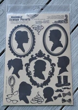 Hambly Screen Prints silk-screened Family Portrait Rub-Ons R584 2011