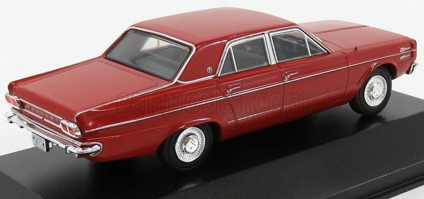 MODELLINO AUTO STATICO CHRYSLER VALIANT IV 1967 ROSSO MODELLISMO SCALA 1/43 - Immagine 2 di 3