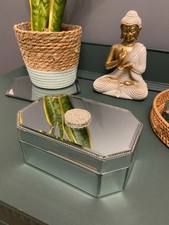 Aufbewahrungsbox verspiegelt 8x5"