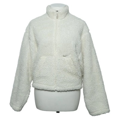 Nike, Fleecejacke, Damen, Größe: M, Beige, Polyester, Einfarbig, Plüsch #Scm