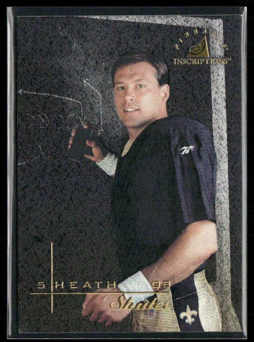 1997 Pinnacle Inscriptions Heath Shuler #27 New Orleans Saints