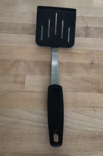 Unbranded Black Nylon Slotted Spatula Flipper Turner 11.75”  Sturdy AS iS