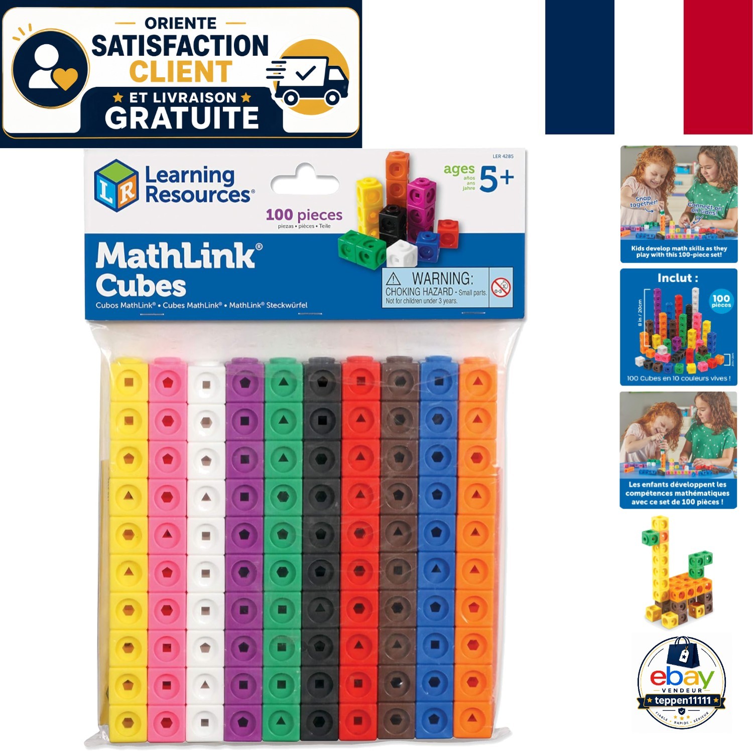 Cubes Mathlink pour surmonter les difficultés en calcul et maîtriser la numération