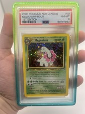 Meganium 10/111 Neo Genesis Holo 1st edition PSA 8 on eBay