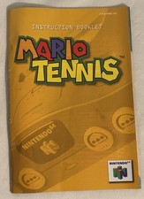 Mario Tennis Nintendo 64, 2000 - Manual Only