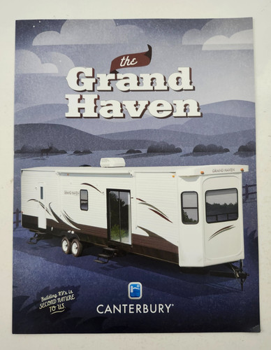 RV Brochure Grand Haven by Canterbury Destination Park Model Trailers 2014