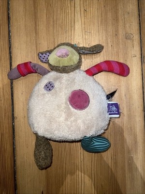 Moulin Roty Spieluhr Hund Les Jolis Pas Beaux Musikplüschtier Doudou Rarität