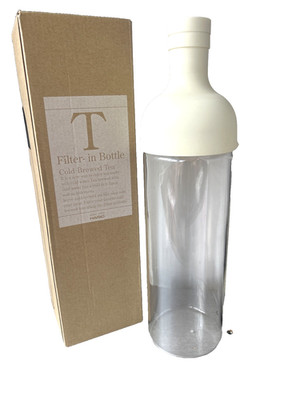 Hario Filter-In Bottle Cold Brewed Tea - tea bottle 750 ml, Cream