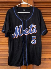 New York Mets David Wright 5 SGA Black Jersey Size Adult Large