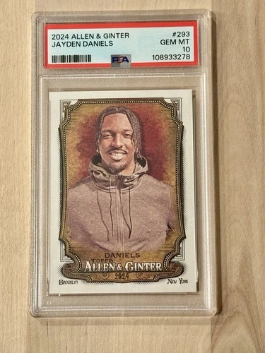 2024 Topps Allen & Ginter Jayden Daniels #293 PSA 10 GEM MT