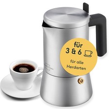 SILBERTHAL Espressokocher Edelstahl 300 ml - ...