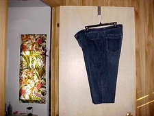 Women's Jean Capri CJ Banks 16W Dark Blue Waist 36 Inseam 16