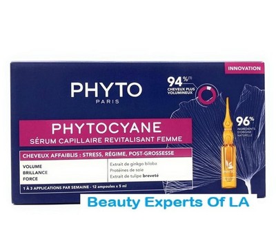 Phyto Phytocyane Revitalizing Treatment for Women Reactional 12x5ml