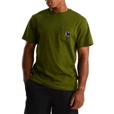 The North Face - Camiseta para hombre con logotipo de montaña relajado, verde talla L bacalao NF0A8... - Imagen 1 de 4