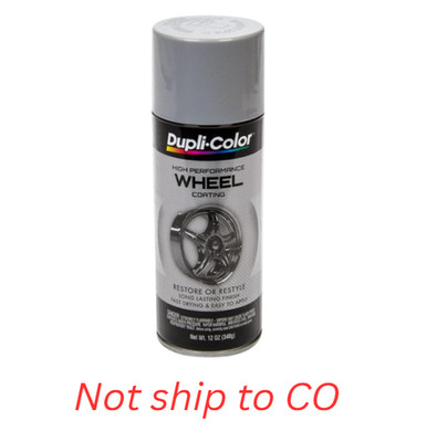 DupliColor EHWP10107 Silver High Performance Wheel Paint 12 oz