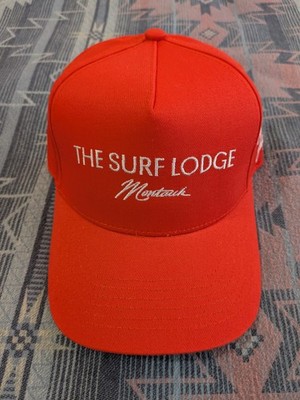 Surf Lodge Montauk Hat Hamptons NEW Orange