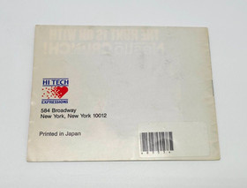 Die Jagd auf Roter Oktober Nintendo NES Bedienungsanleitung Handbuch USA