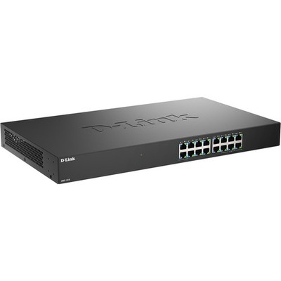 D-Link 16-Port 2.5G Multi-Gigabit Unmanaged Switch DMS-1016/E, schwarz