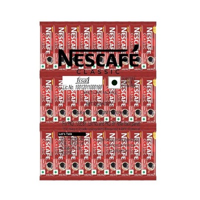 NESCAFE Classic Instant Coffee Sachets 144 Sticks x 0.9g | 100% Pure Coffee