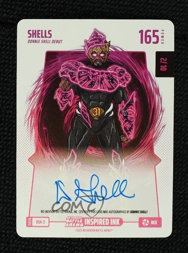 2026 Bo Jackson Battle Arena TCG - The Griffey Set 2/10 Shells Donnie Shell Auto