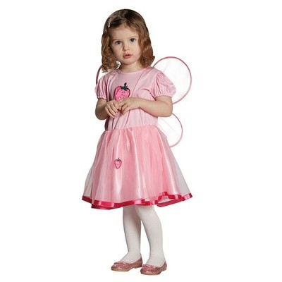 Kinder Erdbeeren Feen-Kostüm / Karneval Fasching Rubies 12920 Gr.92 (K01) (W)