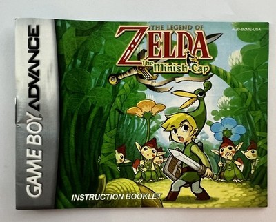 Legend of Zelda The Minish Cap Game Boy Advance Manual ONLY