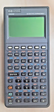 HP 48SX Grafikrechner RPN Calculator Vintage 1989 mit Etui & Handbuch