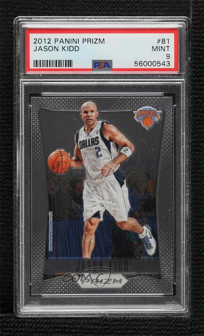 2012-13 Panini Prizm Jason Kidd #81 PSA 9 MINT HOF 0d69