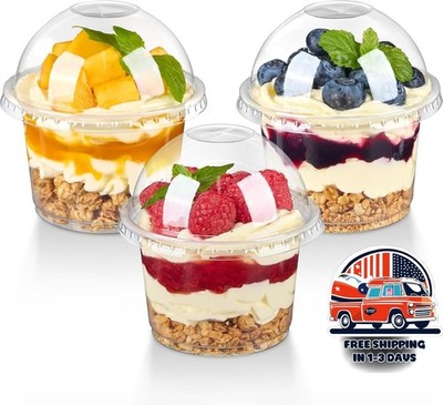 Vasitos individuales para servir bocadillos postres pasteles y pudines de frutas
