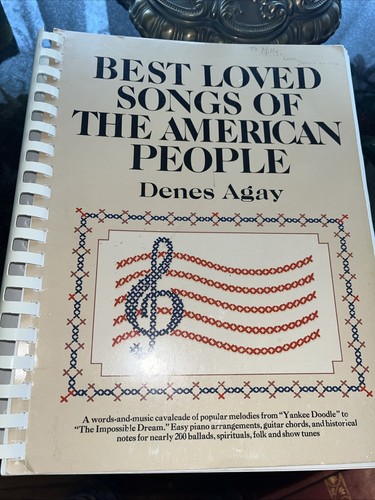 Music Book “The Best Loved Songs Of The American People” Piano & Guitar