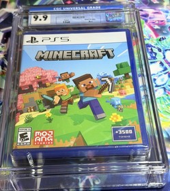 NEW SEALED 2024 PS5 MINECRAFT 3500 Bonus Coins Edition CGC Graded 9.9 A++ Seal